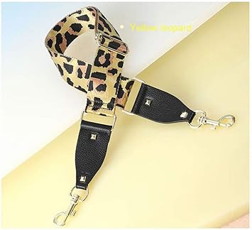 leopard print luggage strap