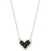 Kendra Scott Ari Heart Adjustable Length Pendant Necklace for Women, Fashion Jewelry