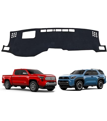 Custom Fit Dashboard Cover For 2024-2025 Toyota Tacoma - UV Protection Anti-Slip Mat