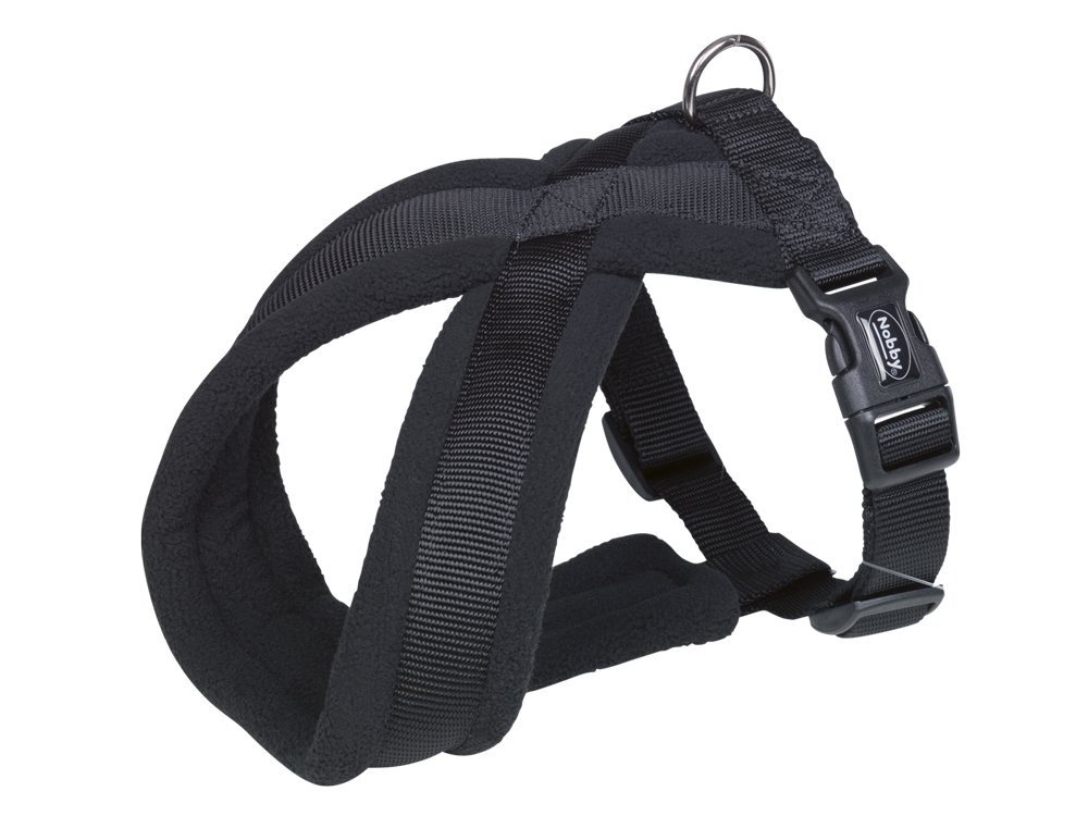 Nobby Classic Comfort Harness, 50 - 80 cm/25 - 50 mm, Black