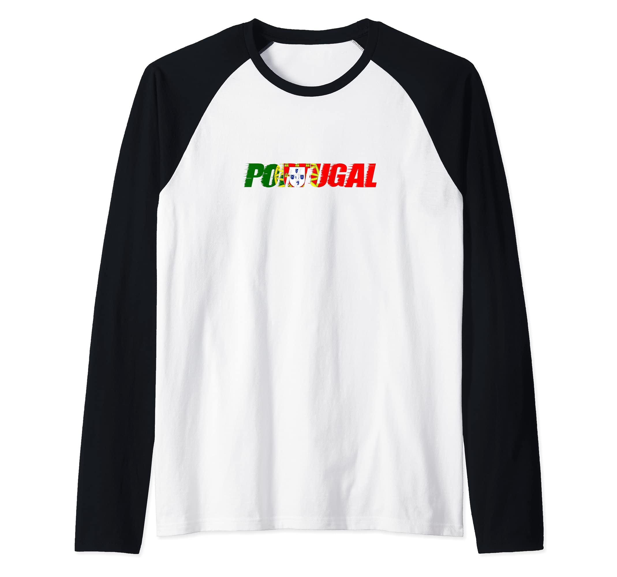 Flag Portugal Raglan Baseball Tee