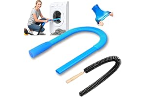 Upgraded Dryer Vent Cleaner Kit - 31.5" Flexible Dryer Lint Vac Attachment, Universal Fit for Most Vacuum Cleaners, Deep Clea