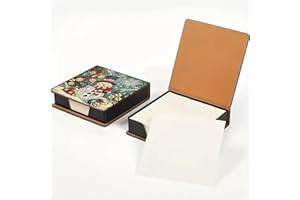 NDNXYXGS Snowman Diamond Painting Kit Note Box,Memo Paper Storage Box Diamonds Art,Sticky Note Holder Diamonds Art,Diamond Painting Memo Pad For Office Desk. (Snowman)