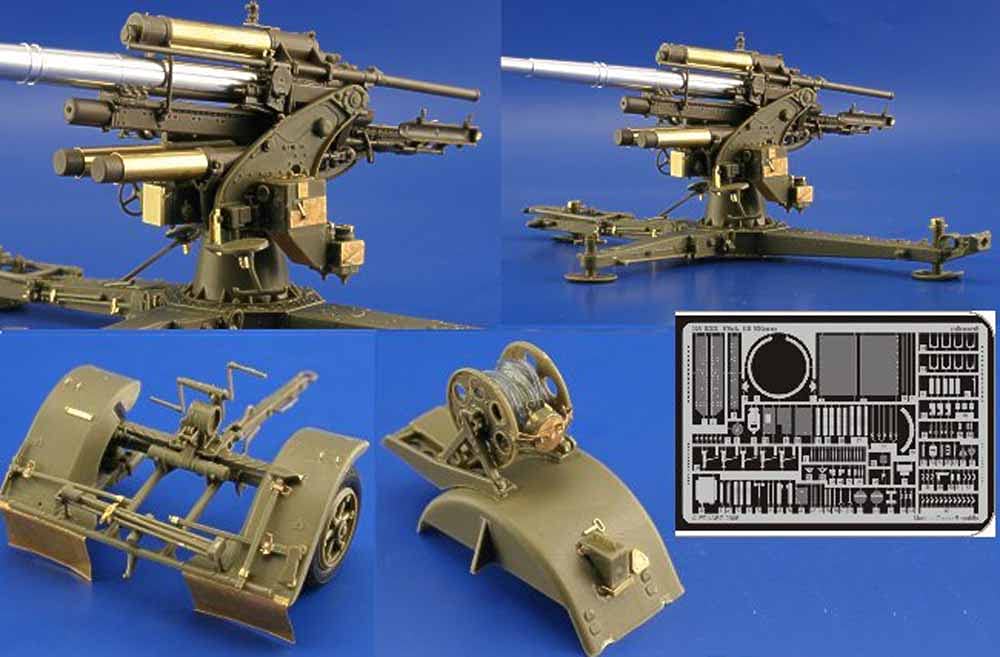 Eduard Accessories 35822 Model Making Accessories Flak 18 for AFV Kit, 88 mm