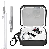 Case Cover Compatible with Nothing Ear Earbuds, Ziseyoru Soft Silicone Nothing Ear Protective Case with Cleaner Kit with Carabiner Keychain Accessories (Black)