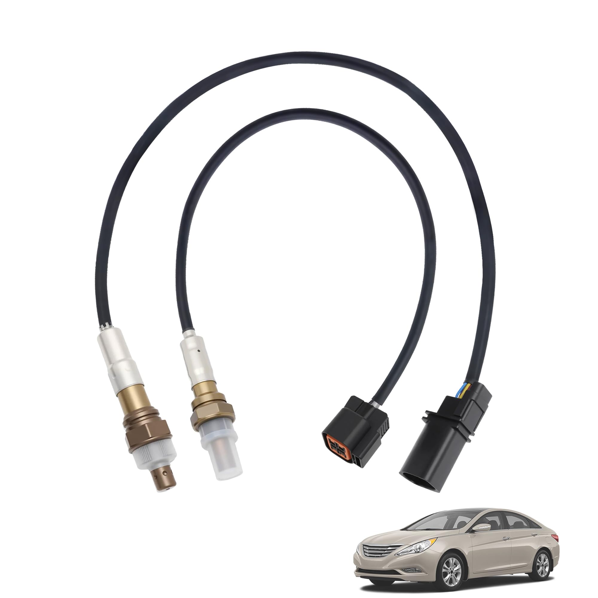 Photo 1 of 250-24913 250-25017 Upstream and Downstream Oxygen O2 Sensor Compatible with 2009-2012 Hyundai Sonata 2011-2013 Kia Optima, Replacement for 250-24913, 250-25017
