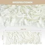 Artoid Mode Boho Ivory Gauze Table Runner 300 cm Polyester Kitchen Decor view 5