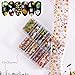 DAGEDA 2 Box of 20 Rolls Nail Art Stickers Nail Transfer Foil Wraps-Nail Art DIY Decoration Kit-Halloween Christmas Festival Nail Foil Sticker（Pumpkin, Bat, Spider,Snowman,Snowflake,Biscuit Man, Gift）