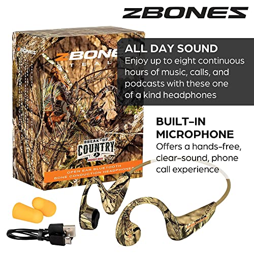 Open Ear Bluetooth Bone Conduction Headphones ZBONES Hear Your