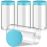 Patelai 4 Pieces Round Wide-mouth Leak Proof