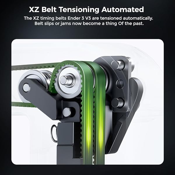 OFFICIAL CREALITY ENDER 3 V3 3D PRINTER WITH 600MM/S PRINTING SPEED, UPGRADED WITH CORE XZ MOTION SYSTEM CLOG-FREE EXTRUSION 60W 300℃ HOTEND HEATER AUTO LEVELING BUILD VOLUME 8.66X8.66X9.84 INCH