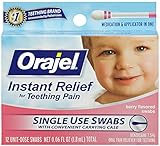 Orajel Teething Swabs, 12 Count