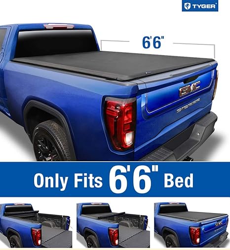 Amazon Com Tyger Auto T1 Soft Roll Up Truck Bed Tonneau Cover Compatible With 2014 2018 Chevy Silverado Gmc Sierra 1500 2015 2019 2500 Hd 3500 Hd 2019 Ld Limited Only Fleetside 6 6 Bed 78 Tg Bc1c9007 Automotive