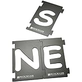 Rockler Router Letter Template Set, 4 Inch, Sign Making Letter Templates | Router Letter Templates &ndash; Professional Sign Making &ndash; Letter Template Set &ndash; Interlocking Design &ndash; Comic Sans Font