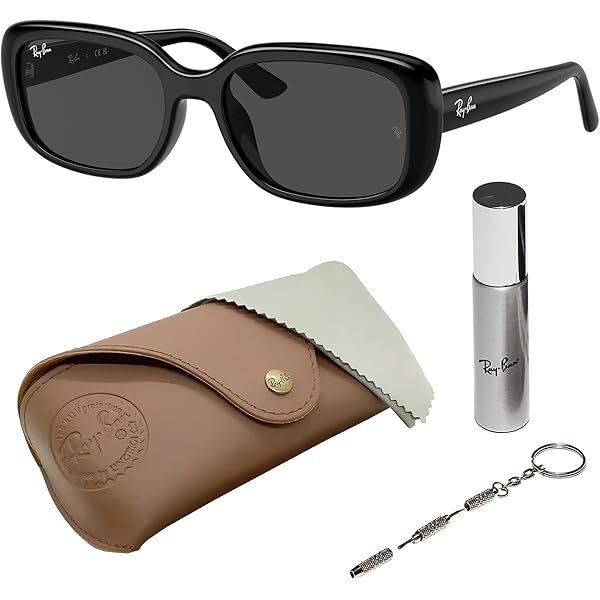 Amazon.com: Ray-Ban Sunglasses RB 4392 D 601/87 Black Dark Grey