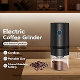 Mcbazel Electric Burr Coffee Grinder Cordless Portable 5 Grinding Settings view 3