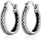 TALYKONG Viking Earrings for Men Celtic Knot Hoop Earring Norse Viking Jewelry for Men Women
