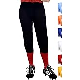 Exxact Sports Girls Softball Pants Knicker/Yoga Style Knee Length, 4-Way Stretch Low Rise Youth Softball Pants for Girls