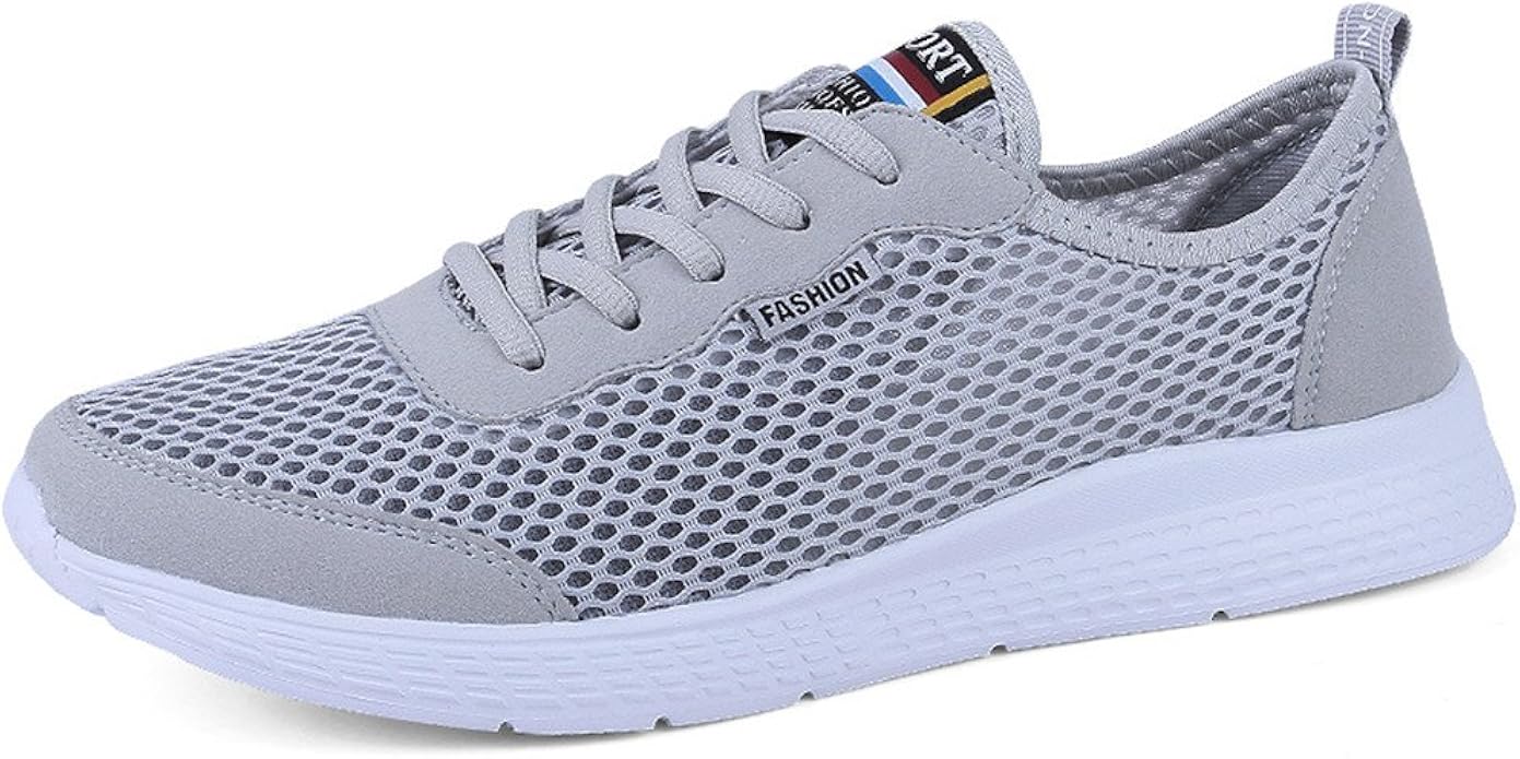 Men's Lightweight Athletic Running Shoes Breathable Mesh Upper Walking