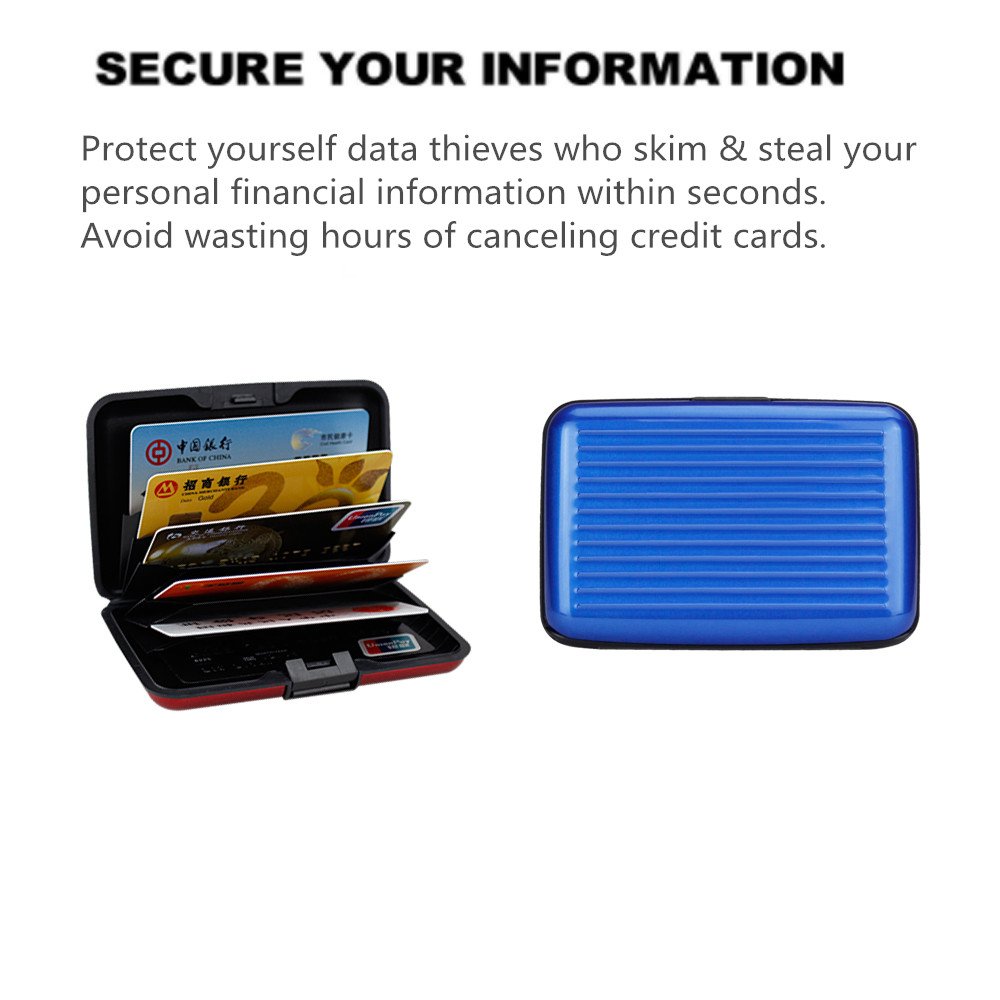 OBO HANDS Waterproof Business ID Credit Card Holder Wallet Pocket Case