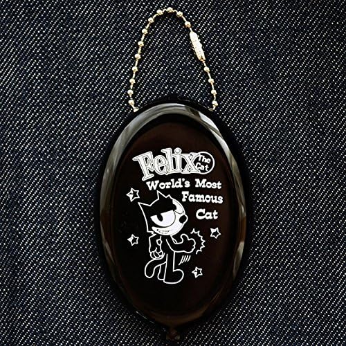 ラバーコインケース フィリックスザキャット Felix The Cat ブラック 15 小銭入れ クイックコイン Quikoin