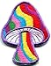 Lot of 3 peace mushroom pot weed rasta reggae hippie retro embroidered appliques iron-on patches new