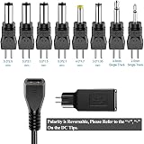 SoulBay 30W Universal DC Adapter 9 Tips 3-12V Dual Polarity 2A view 2