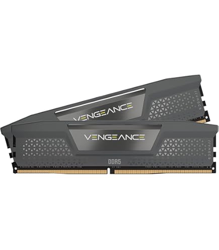 CORSAIR VENGEANCE RGB DDR5 RAM 32GB (2x16GB) 6400MHz CL36-48-48