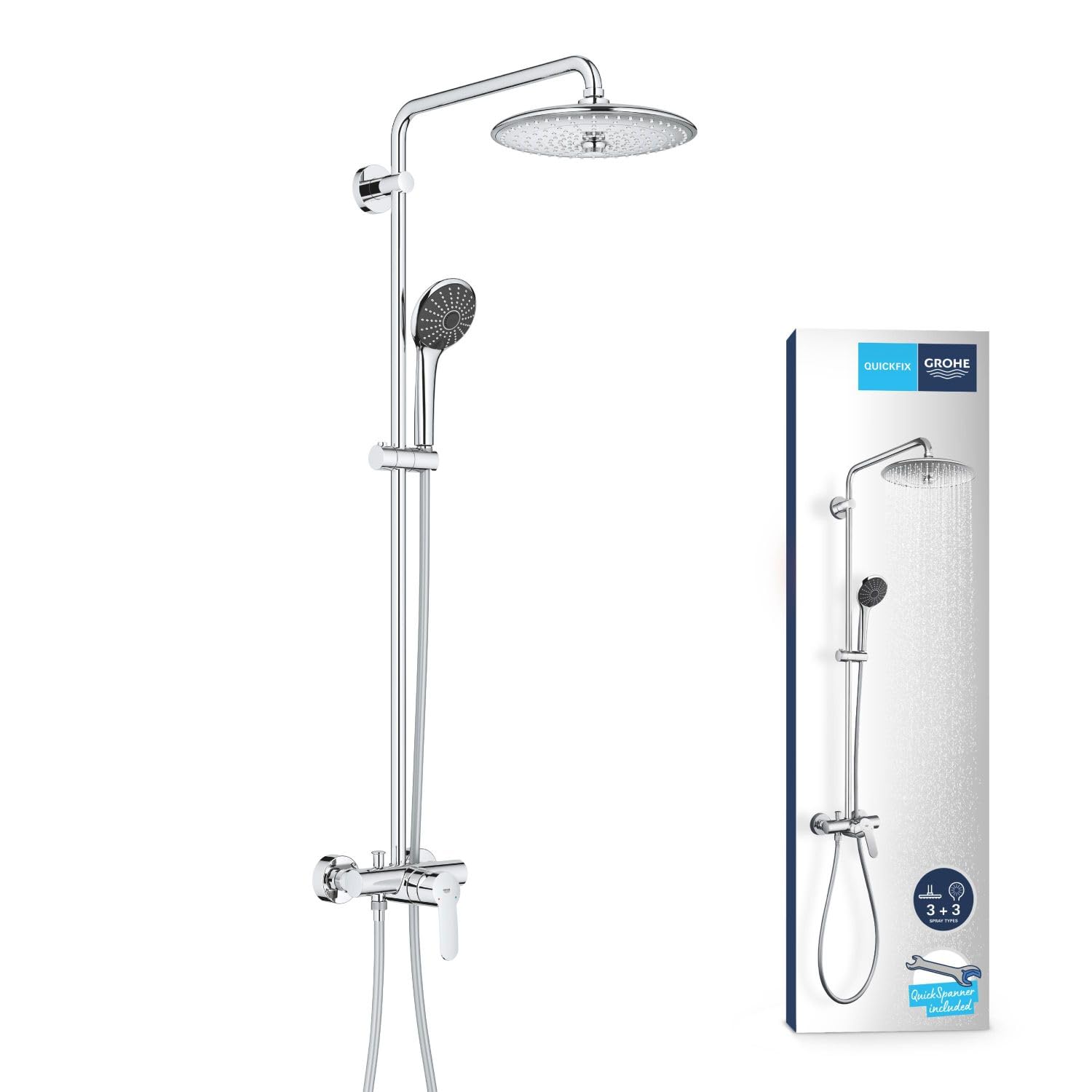 Colonne de douche avec mitigeur monocommande - GROHE