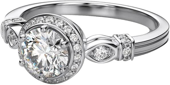 Amazon.com: 1 Ct JewelsForum Vintage Anniversary Diamond Ring For Women