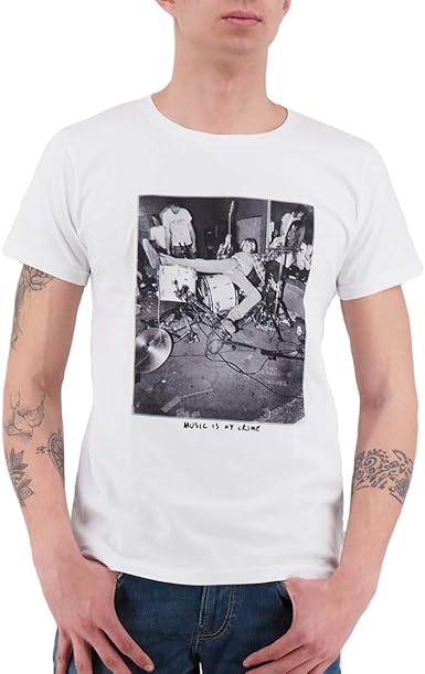 camiseta nirvana blanca