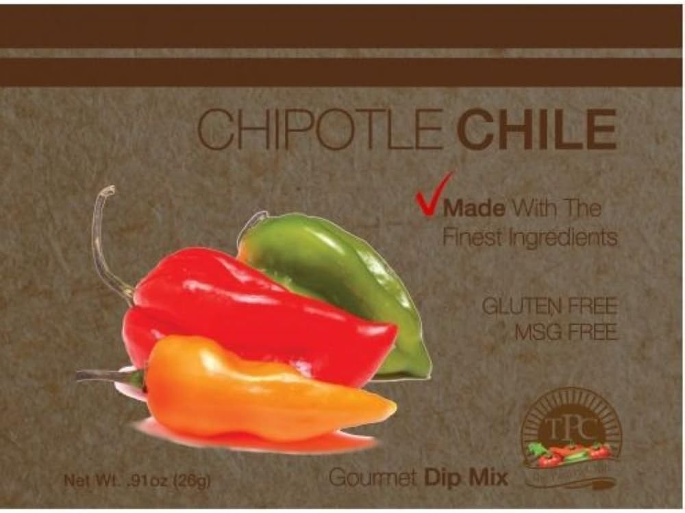 The Pantry Club Chipotle Chile Gourmet Dip Mix, 0.91 Ounce - 12 per case.