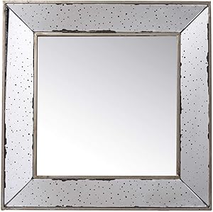 A&B Home Speckled Square Mirror - 18W x 18H in.