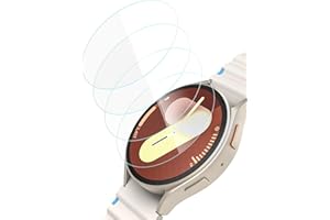 Sinoacc Screen Protector Compatible with Samsung Galaxy Watch 7 6 5 4 40mm Fe 40mm Watch Screen Protector Tempered Glass Cove