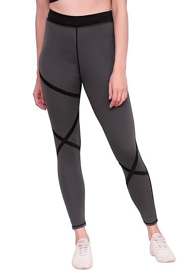 girls grey sports leggings