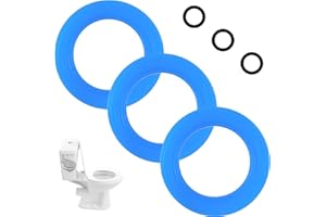 ZNBSIXP 3 Pack Flush Valve Seal for American Standard & Eljer Toilets,Upgraded Silicone Material 7301111-0070A Replacement with O Rings for Champion 4 and Eljer Titan 4