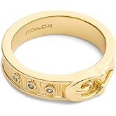 COACH Jewelry Women's Signature C Buckle Band Ring