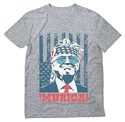 Trump Shirt American Flag Team 'Murica MAGA