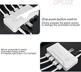 Opluz USB 3.0 KVM Switch 4 Computers Share 4-Port USB Keyboard Mouse Printer view 8