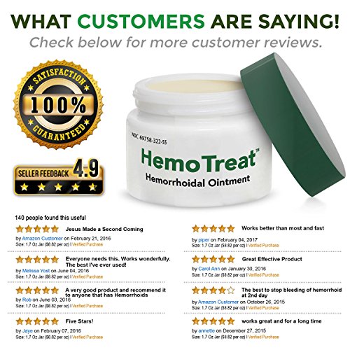 HemoTreat Hemorrhoid Treatment Cream,FDA LISTED for Fast Safe