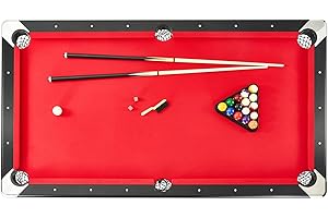 VEVOR Billiards Table, 7 ft Pool Table, Portable Foldable Space-Saving Table, Billiard Table Set Includes Balls, Cues, Chalks