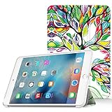 MoKo iPad Mini 4 Case - Slim Lightweight Smart Shell Stand Cover Case With Auto Wake / Sleep for Apple iPad Mini 4 (2015 edition) 7.9 inch iOS Tablet, Lucky TREE