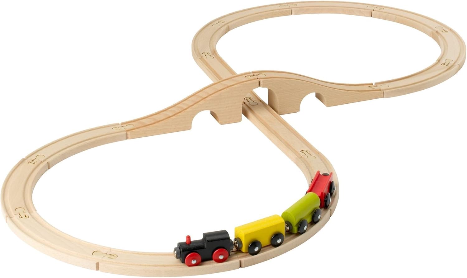 ikea wooden toy train set