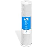 Express Water Activated Carbon Block Replacement Filter ACB Large Capacity Water Filter Whole House Filtration 5 Micron