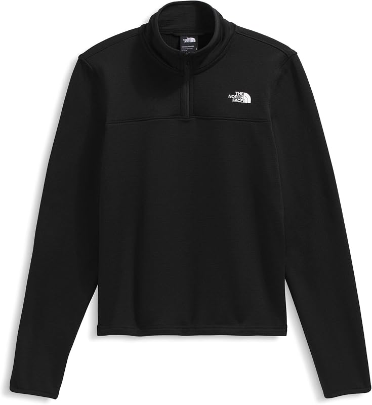 Chaqueta Forro Polar Cedar Trail Grid 1/4 Zip Mujer,Black,L — foto 5 de 7