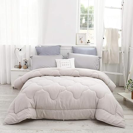 CHOU DAN Edredón de Plumas y Plumón de Ganso para Verano con,EdredóN De