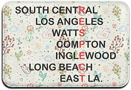 Street Blues Respect Cali LA Compton Indoor/Outdoor/Bathroom Mats 2416 Inch