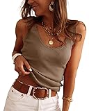 Tankaneo Womens V Neck Tank Tops 2025 Sleeveless