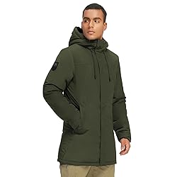 CAMELSPORTS Mens Winter Coats Long Warm Jacket with