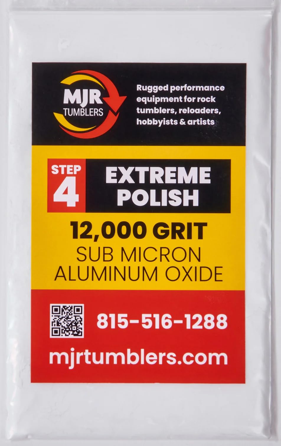 Photo 1 of 1 Pound of MJR Tumblers Premium Quality Extreme Polish 12,000 Grit Sub Micron Aluminum Oxide Rock Polishing Powder. for Unparalleled Quality and Performance. A Disabled and Veteran Owned Company!
